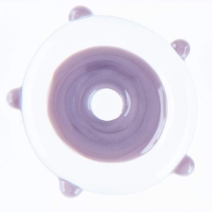 Oceanside glass rod,System 96,COE 96,transparent,neon orchid,code 476,diameter ca. 4 - 6 mm,length ca. 48 cm,item number 9640500.