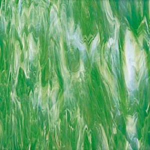Oceanside Glass,COE 96,Sp 327-2 F,semi translucent,light green,white,ca. 15 x 15 cm,item number 9700150-15.