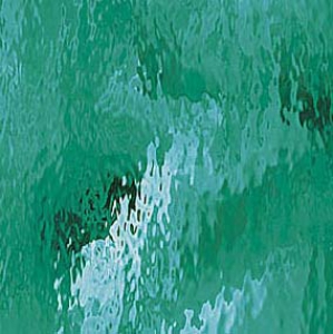 Oceanside Glass,COE 96,Sp 523-2 W F,waterglass,teal green,ca. 15 x 15 cm,item number 9700500-15.