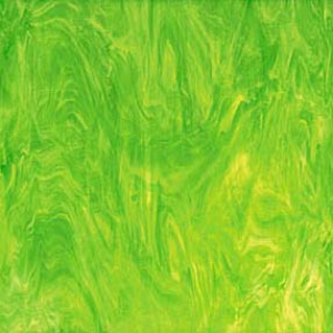 Oceanside Glass,COE 96,Sp 826-71 F,opalescent glass,lime green,white,ca. 15 x 15 cm,item number 9700184-15.
