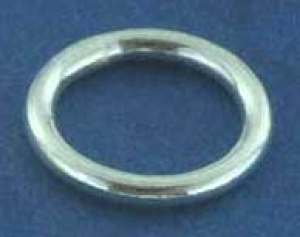 Ring,geschlossen,925er Sterling Silber,Stärke ca. 1 mm,Ø ca. 8 mm,1 Stück,Artikelnummer 3572D.