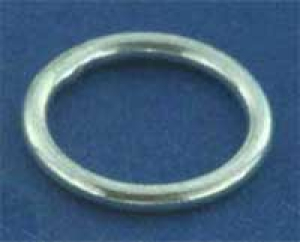 Ring,geschlossen,925er Sterling Silber,Stärke ca. 1 mm,Ø ca. 9 mm,1 Stück,Artikelnummer 3572E.