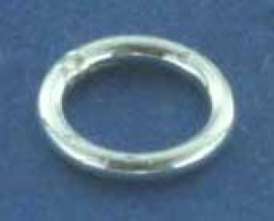 Ring,geschlossen,925er Sterling Silber,Stärke ca. 0,7 mm,Ø ca. 4,8 mm,1 Stück,Art.Nr. 3574.