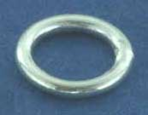 Ring,geschlossen,925er Sterling Silber,Stärke ca. 0,7 mm,Ø ca. 5,2 mm,1 Stück,Art.Nr. 3575.