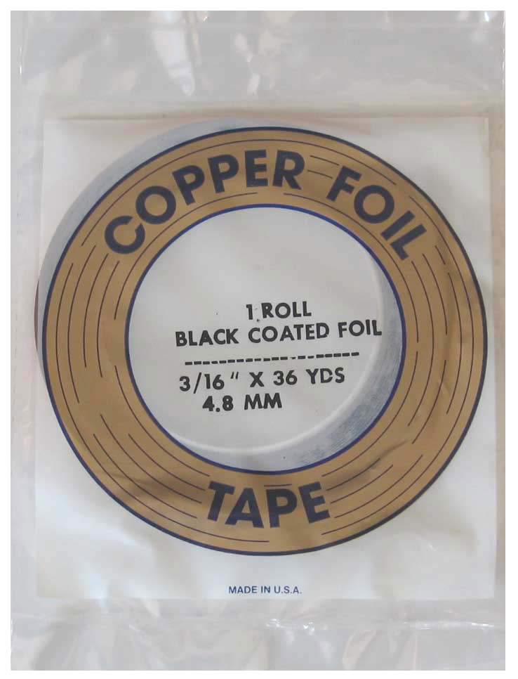 5/16 Copper Foil Tape SILVER BACK 36 yards EDCO