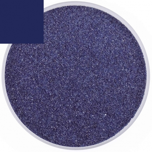 Optul Glass,float frit,granulate 2,fine,COE 82,transparent,dark blue,code 0058,ca. 1 kg,item number 3589512.