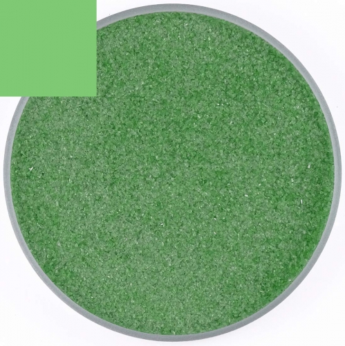 Optul Glass,float frit,granulate 2,fine,COE 82,transparent,light green,code 0072,ca. 1 kg,item number 3591312.
