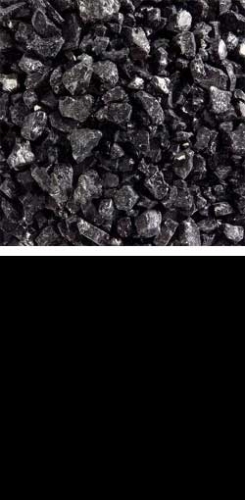 Bullseye coarse frit,COE 90,opalescent,black,code 0100,ca. 100 g