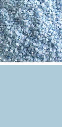 Bullseye medium frit,COE 90,opalescent,powder blue,code 0108,ca. 100 g