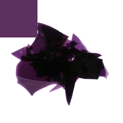 Optul Glass,confetti for float glass,COE 82,transparent,dark violet,code 0116,ca. 100 g,item number 3590250.