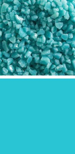 Bullseye coarse frit,COE 90,opalescent,turquoise blue,code 0116,ca. 100 g
