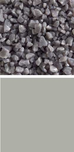 Bullseye coarse frit,COE 90,opalescent,deco gray,code 0136,ca. 100 g