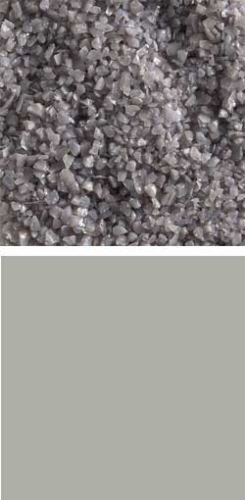 Bullseye medium frit,COE 90,opalescent,deco gray,code 0136,ca. 100 g