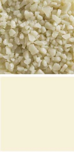 Bullseye coarse frit,COE 90,opalescent,french vanilla,code 0137,ca. 100 g