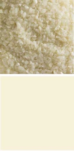 Bullseye medium frit,COE 90,opalescent,french vanilla,code 0137,ca. 100 g