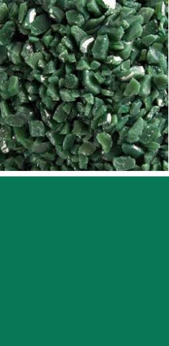Bullseye coarse frit,COE 90,opalescent,dark forest green,code 0141,ca. 100 g