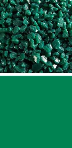 Bullseye coarse frit,COE 90,opalescent,jade green,code 0145,ca. 100 g