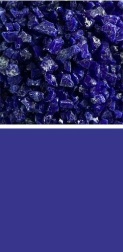 Bullseye coarse frit,COE 90,opalescent,deep cobalt blue,code 0147,ca. 100 g