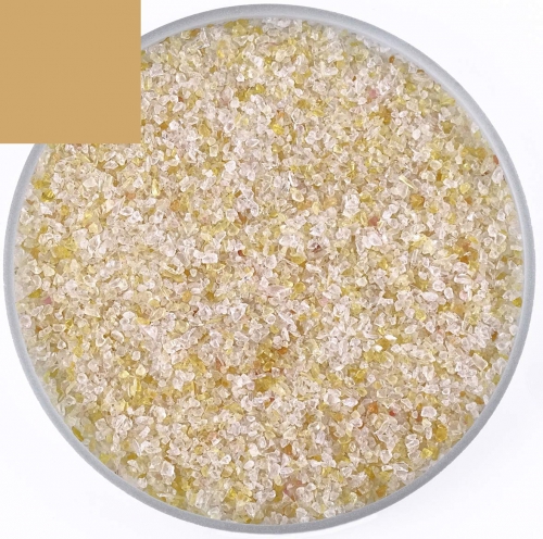 Optul Glass,float frit,granulate 3,medium,COE 82,opalescent,amber,code 0165,ca. 1 kg,item number 3591613.