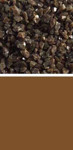 Bullseye coarse frit,COE 90,opalescent,woodland brown,code 0203,ca. 100 g
