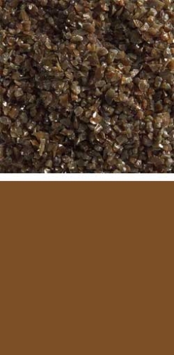 Bullseye medium frit,COE 90,opalescent,woodland brown,code 0203,ca. 100 g