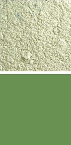 Bullseye powder,COE 90,opalescent,olive green,code 0212,ca. 100 g