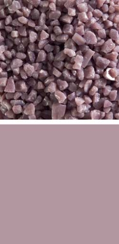 Bullseye coarse frit,COE 90,opalescent,dusty lilac,code 0303,ca. 100 g