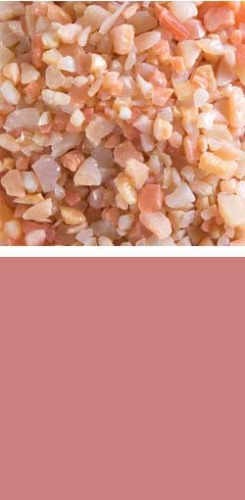 Bullseye coarse frit,COE 90,opalescent,salmon pink,code 0305,ca. 100 g