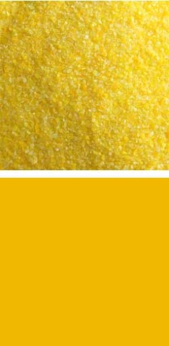 Bullseye fine frit,COE 90,opalescent,marigold yellow,code 0320,ca. 100 g