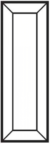 Bevel,straight,rectangle,ca. 2 x 6",ca. 50,8 x 152,4 mm