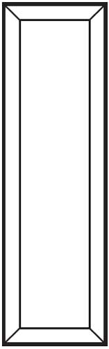 Bevel,straight,rectangle,ca. 3 x 10",ca. 76,2 x 254 mm