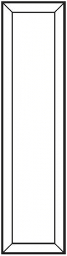 Bevel,straight,rectangle,ca. 3 x 12",ca. 76,2 x 304,8 mm