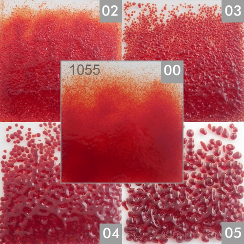 Optul Glass,float,COE 82,Code 1055,manufacturer's illustrations.