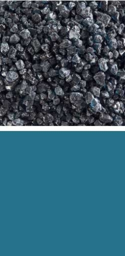 Bullseye coarse frit,COE 90,transparent,aquamarine blue,code 1108,ca. 100 g