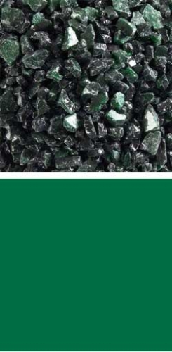 Bullseye coarse frit,COE 90,transparent,aventurine green,code 1112,ca. 100 g
