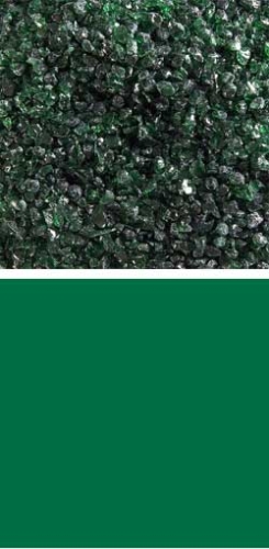 Bullseye medium frit,COE 90,transparent,aventurine green,code 1112,ca. 100 g