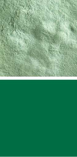 Bullseye powder,COE 90,transparent,aventurine green,code 1112,ca. 100 g