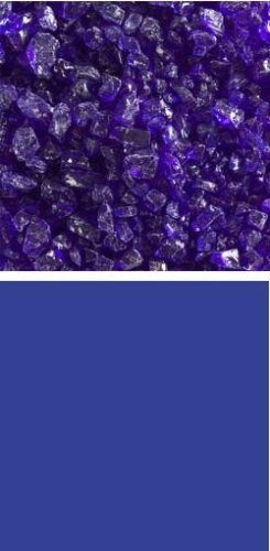 Bullseye coarse frit,COE 90,transparent,deep royal blue,code 1114,ca. 100 g