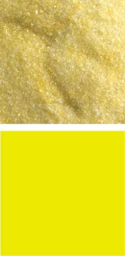 Bullseye fine frit,COE 90,transparent,yellow,code 1120,ca. 100 g