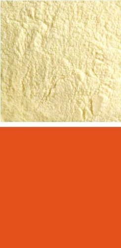 Bullseye powder,COE 90,transparent,orange,code 1125,ca. 100 g