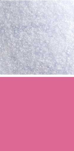 Bullseye fine frit,COE 90,transparent,light pink striker,code 1215,ca. 100 g