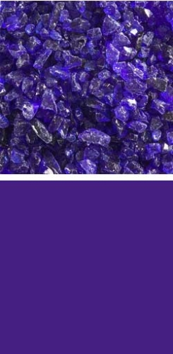 Bullseye coarse frit,COE 90,transparent,gold purple,code 1334,ca. 100 g
