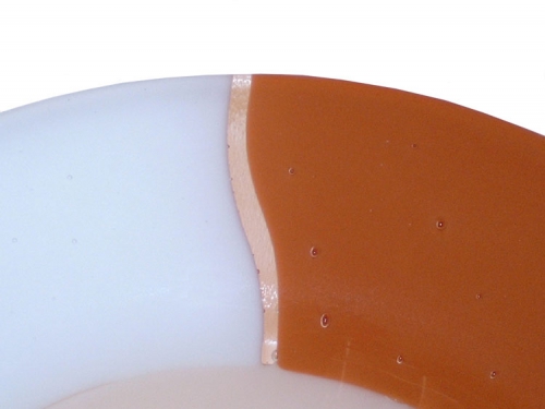 Soup plate,Ø ca. 25,5 cm,champagne,brown,black,white