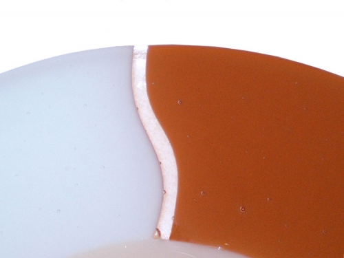 Dessert plate,Ø ca. 28,5 cm,champagne,brown,black,white