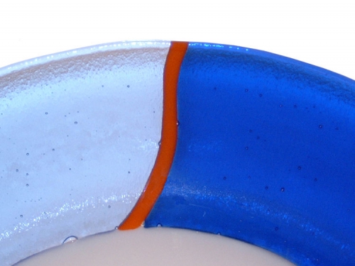 Soup plate,Ø ca. 25,5 cm,champagne,blue