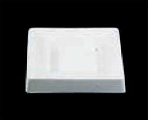 Slumping mold for glass bowls,square,flat,ca. 8 / 4 cm,height ca. 1 cm