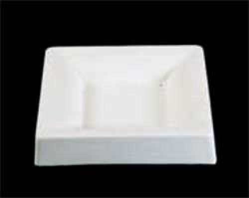 Slumping mold for glass bowls,square,ca. 13 / 7 cm,height ca. 2 cm