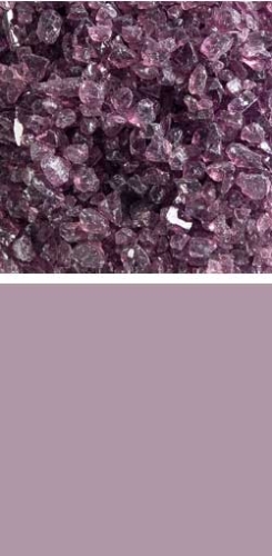 Bullseye coarse frit,COE 90,transparent,light violet,code 1428,ca. 100 g
