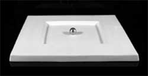 Slumping mold for glass bowls,plates,square,ca. 38 / 21 cm,h. ca. 1,5 cm