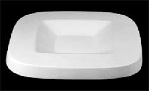Slumping mold for glass bowls,plates,rounded corners,ca. 25 x 25 cm